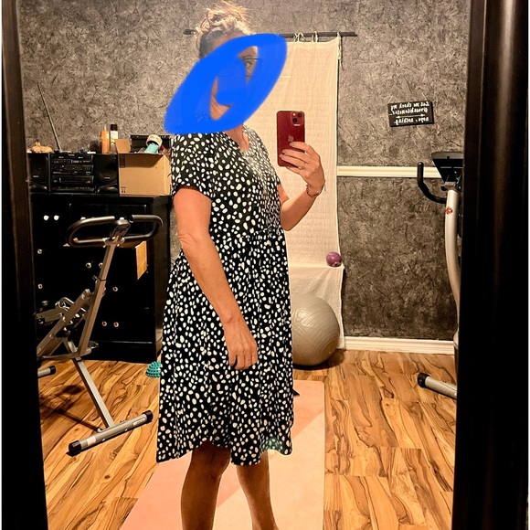 Soft slinky cotton dress above knee - Picture 5 of 7